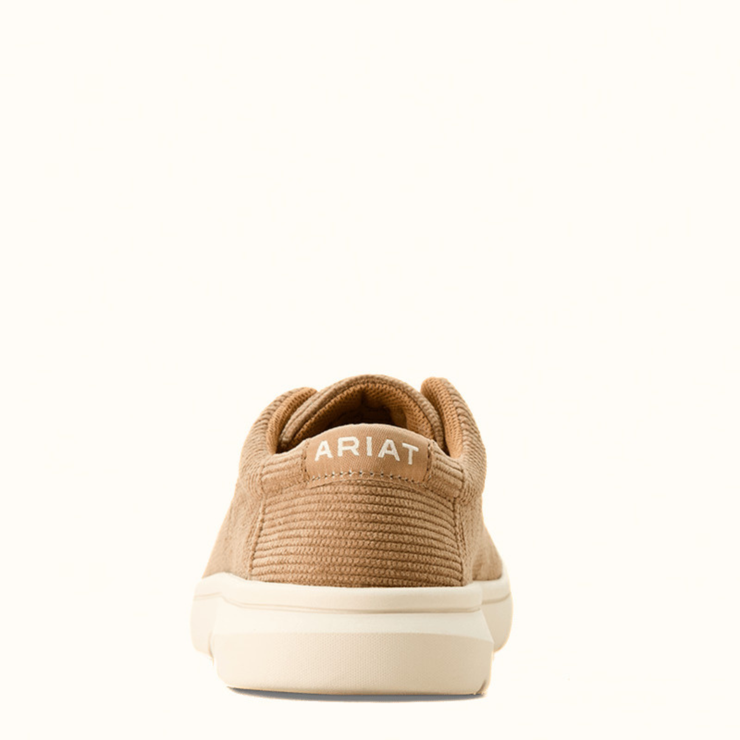 Back view of Ariat Kids Hilo Tan casual shoe