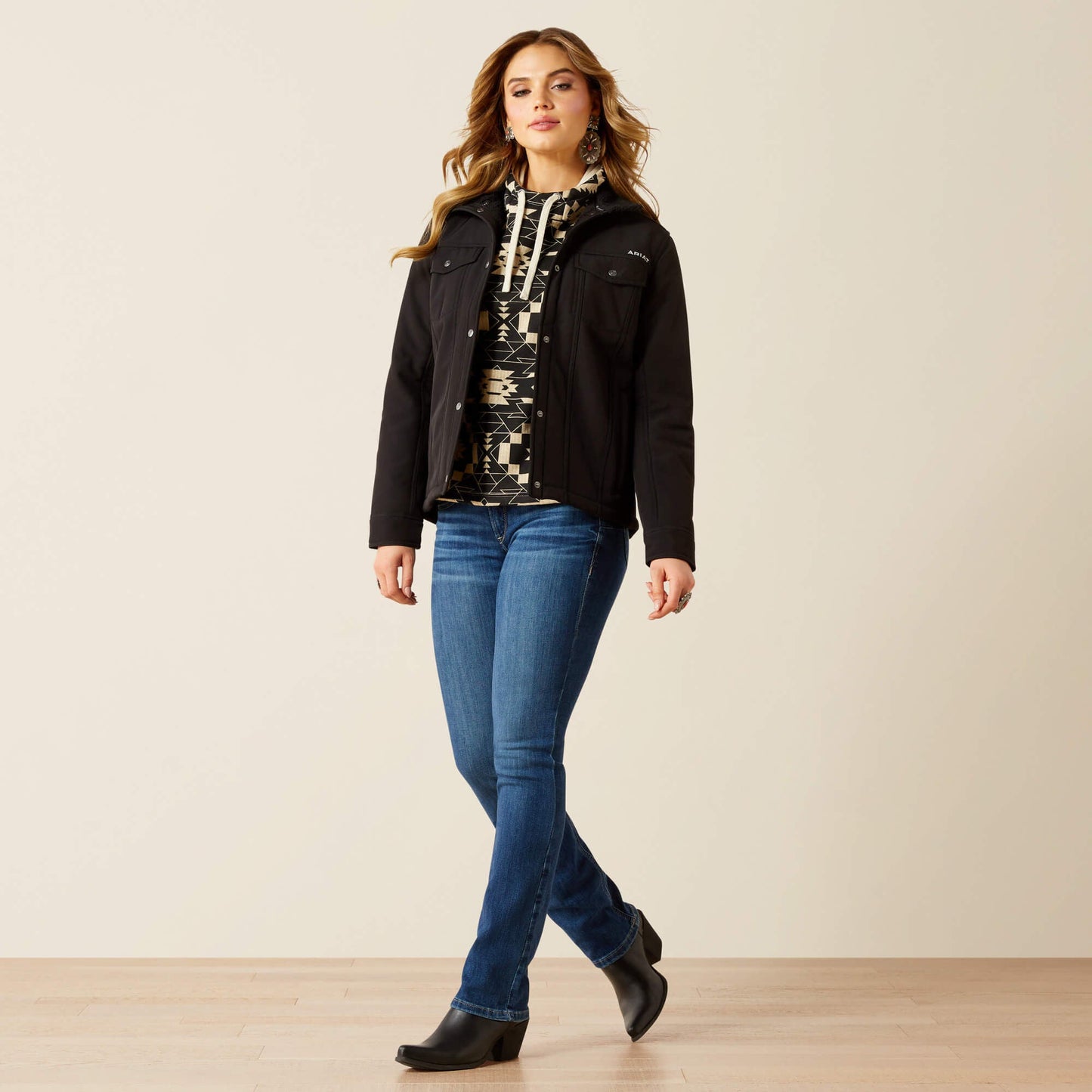 Full-length view of Ariat Berber Softshell Jacket