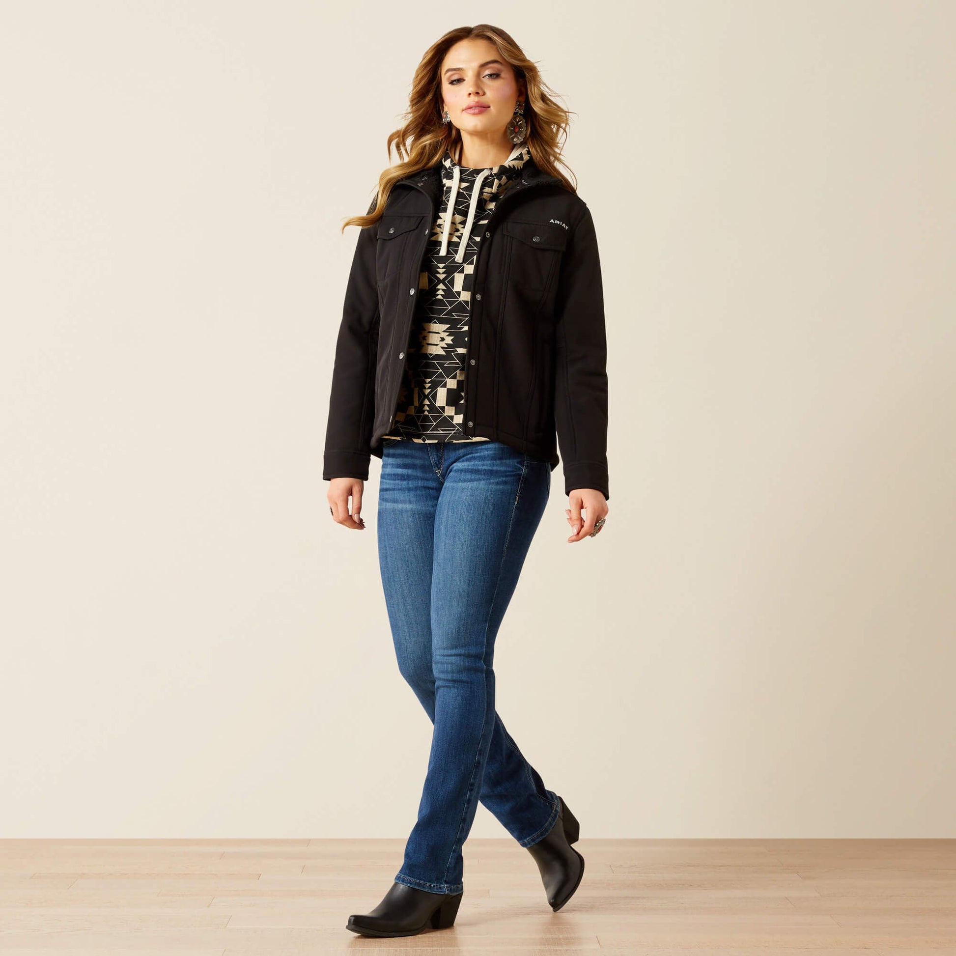 Full-length view of Ariat Berber Softshell Jacket