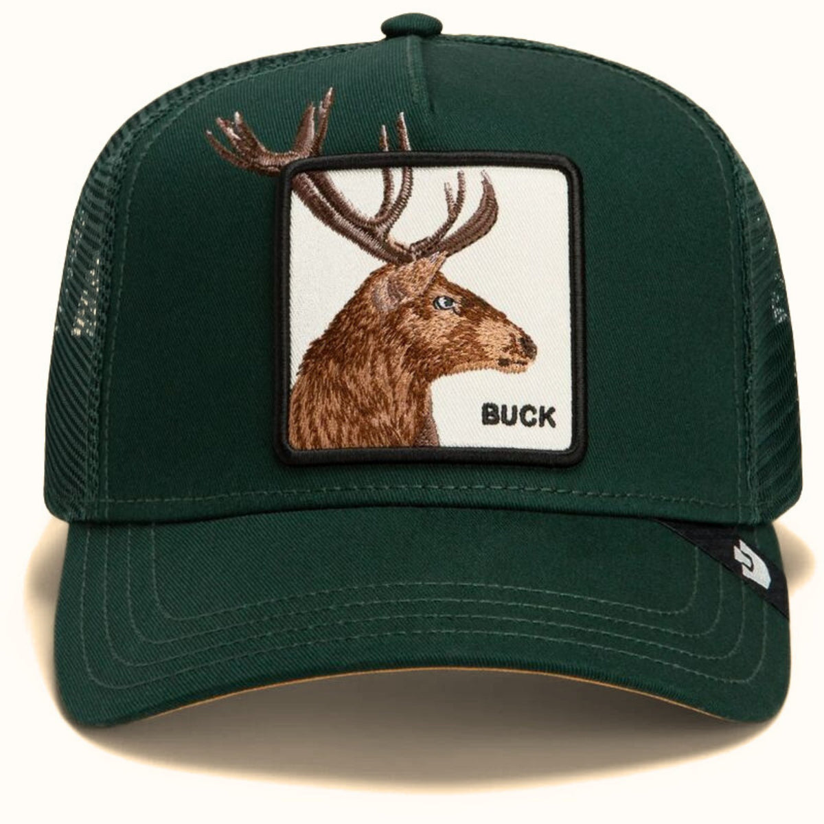 Goorin Bros. Over the Line Buck Guard trucker hat front view