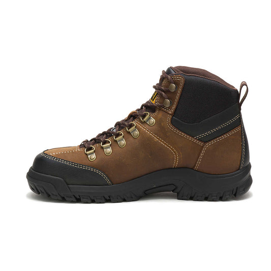 CAT Threshold Waterproof Steel Toe Work Boot side view