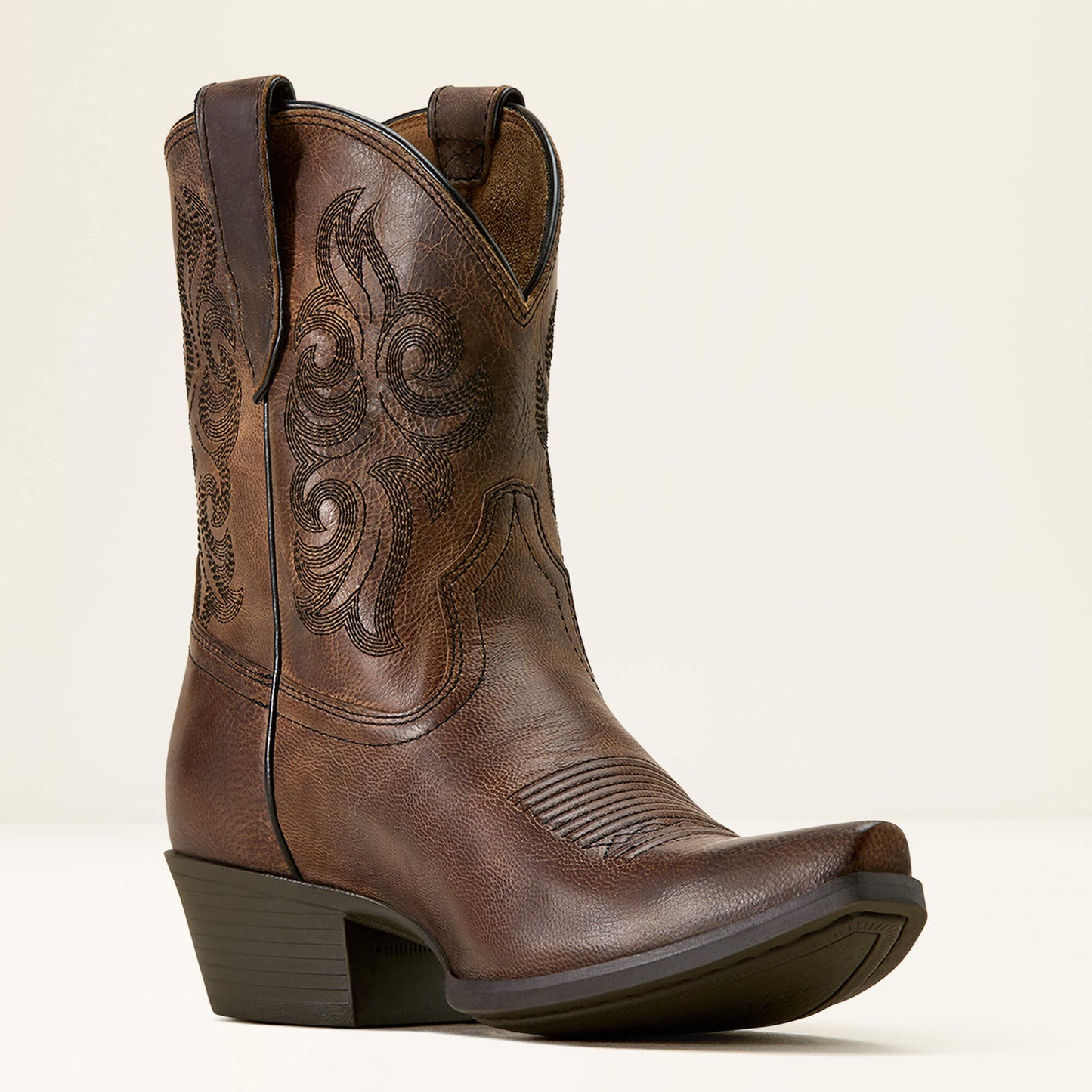 Ariat Lacona X Toe Western Boot brown women’s western boot front angle view