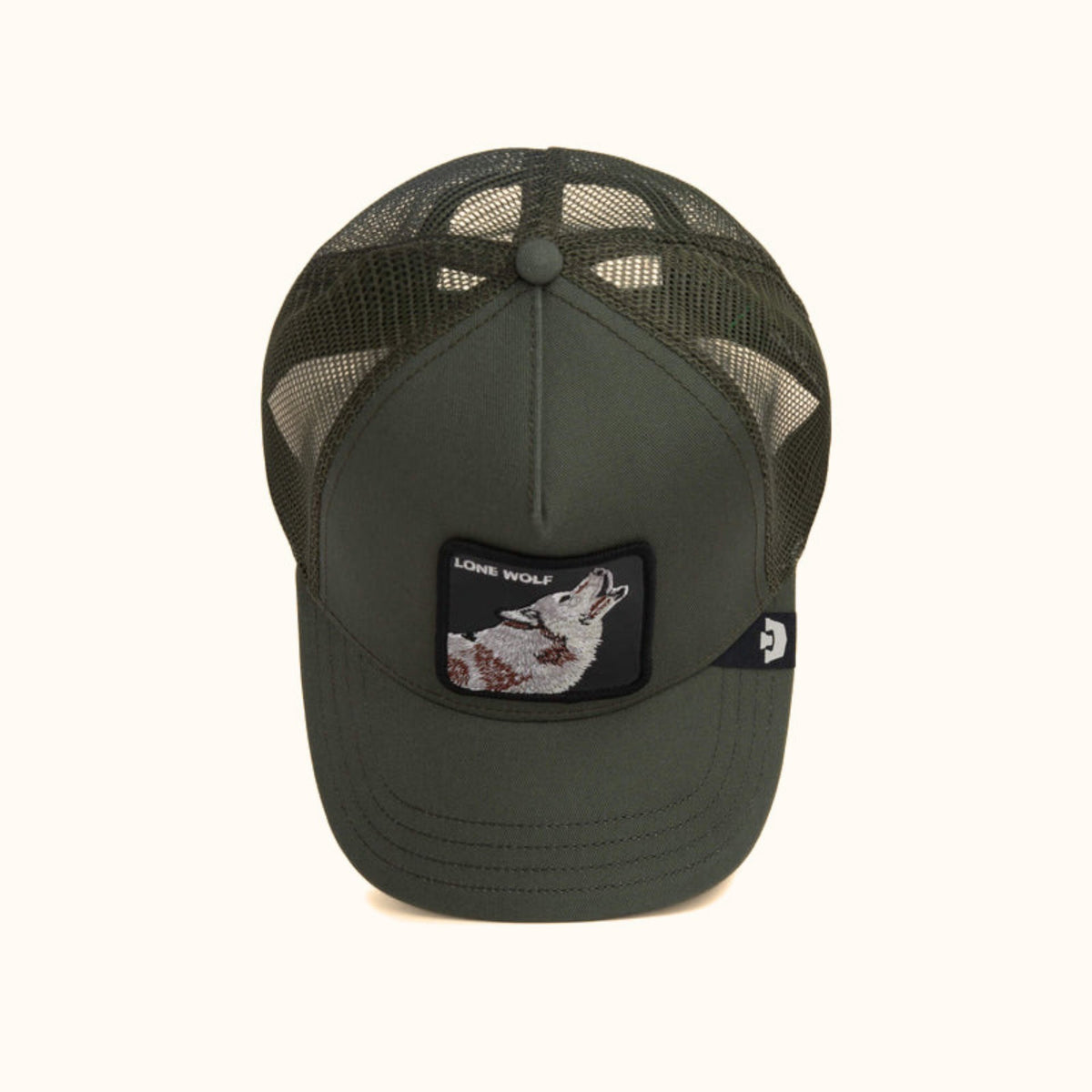Goorin Bros. Lone Wolf Trucker Hat top view