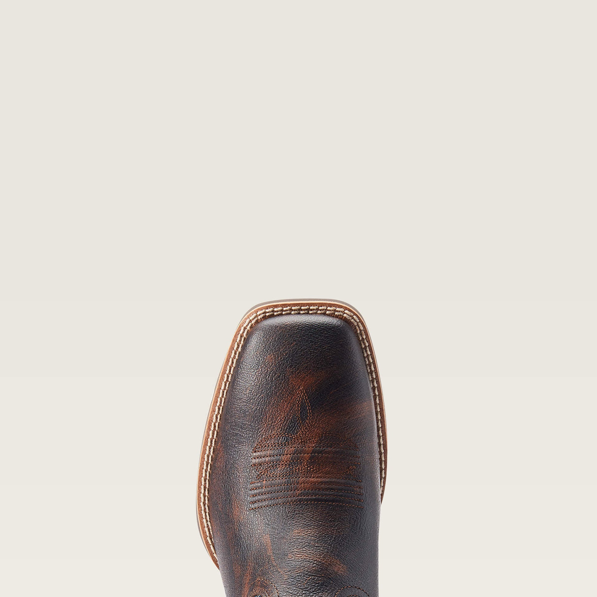 Ariat Sport Big Country Brown Cowboy Boot toe profile