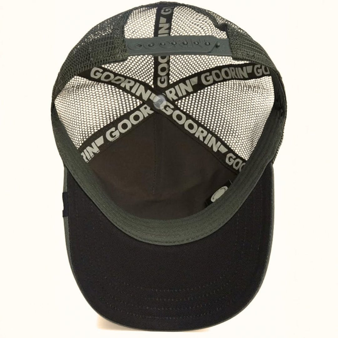Goorin Bros. The Cancelled Skull Trucker Hat interior view