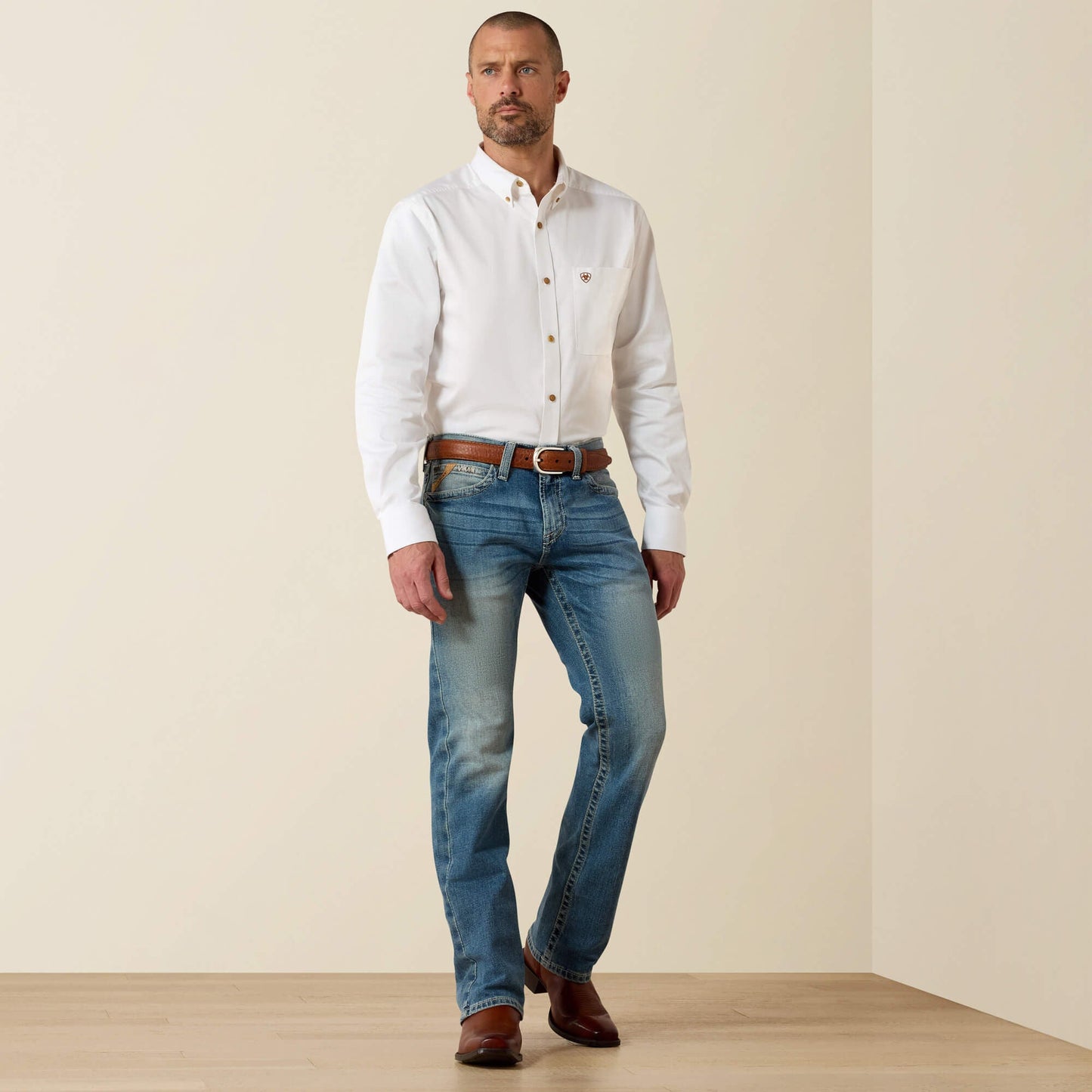 M7 Rocker Stretch Stirling Apilables Jeans de Pierna Recta