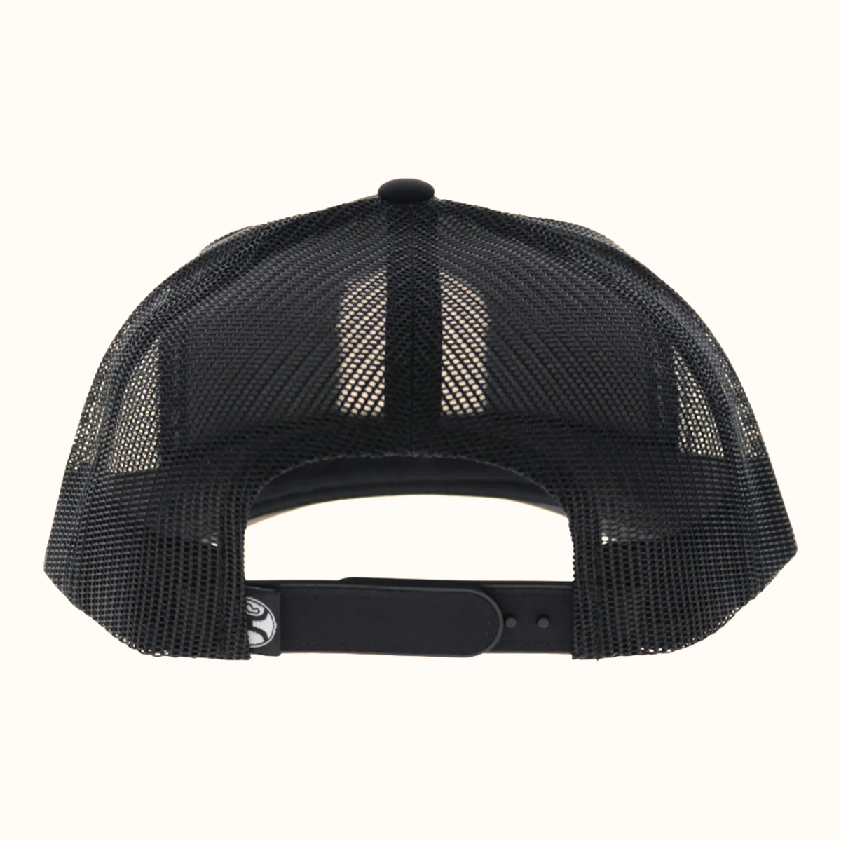 Hooey Cheyenne Trucker Hat black back view