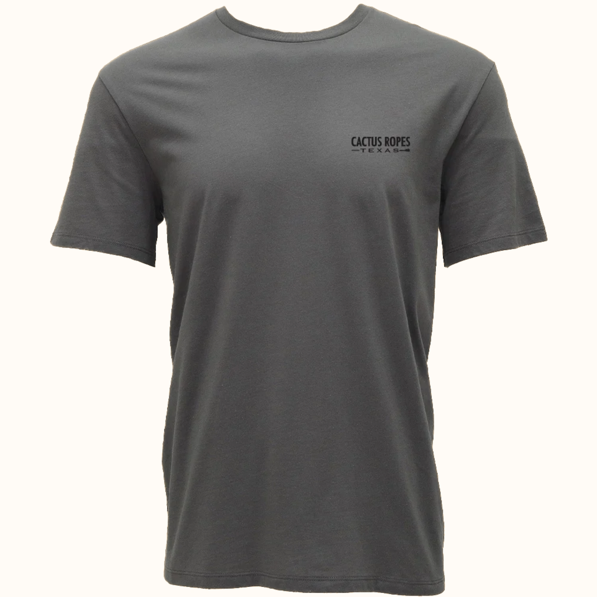 Hooey x Cactus Ropes men’s dark grey T-shirt front view