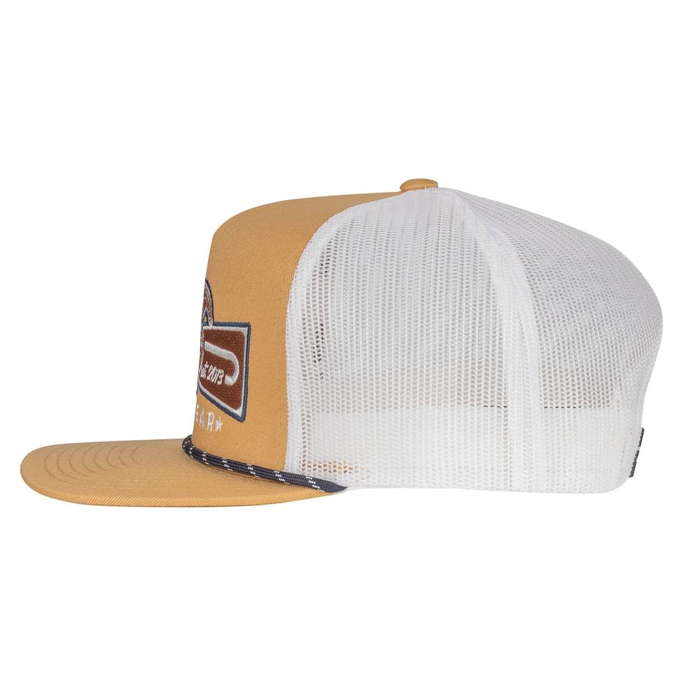 Gorra trucker clásica de soga Lazy J Diamond Banner