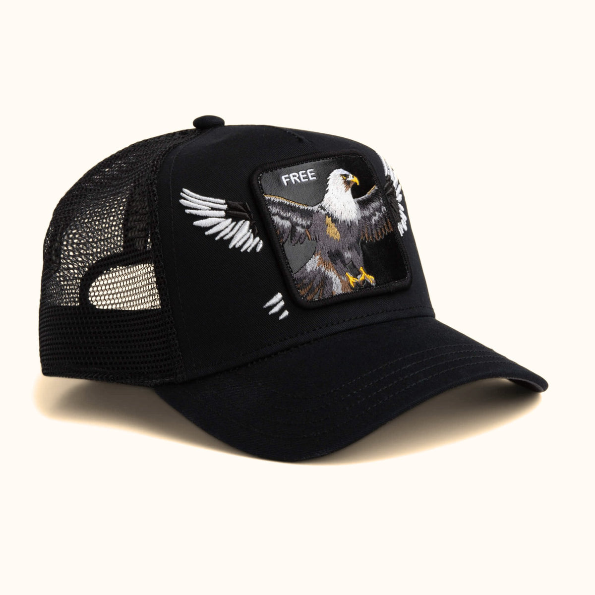 Goorin Bros. Wings Free Eagle Trucker Hat angle view