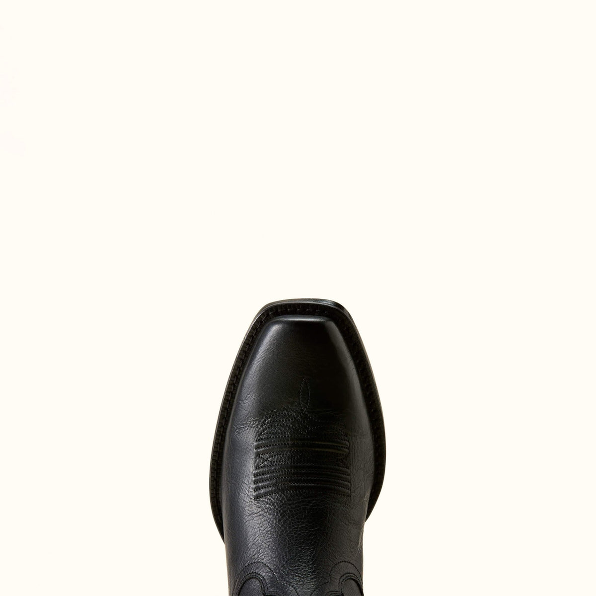 Ariat Oliver Narrow Cutter Toe Western Boot in black toe view