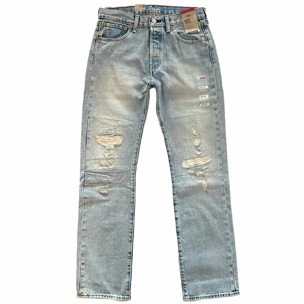 501 Original de patchwork desgastado
