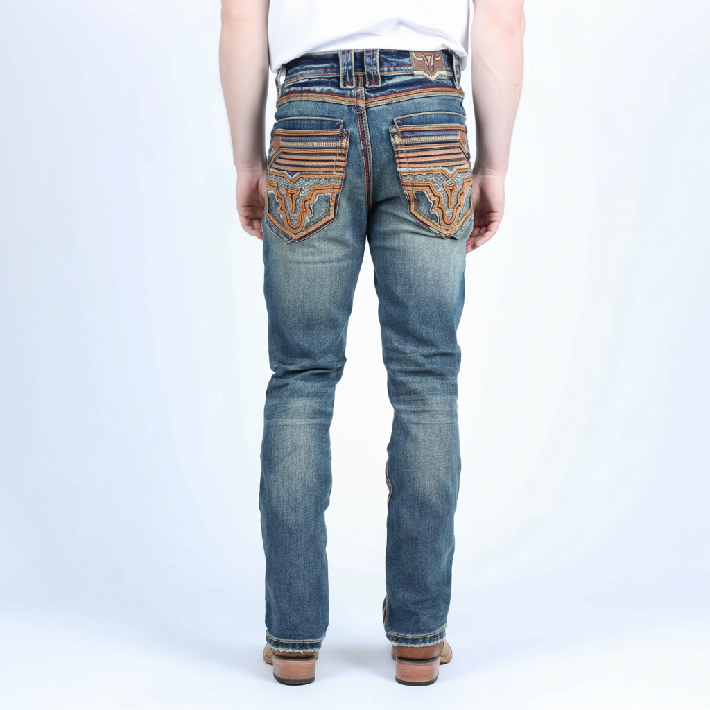 Jeans Holt Slim Boot Cut para Hombre