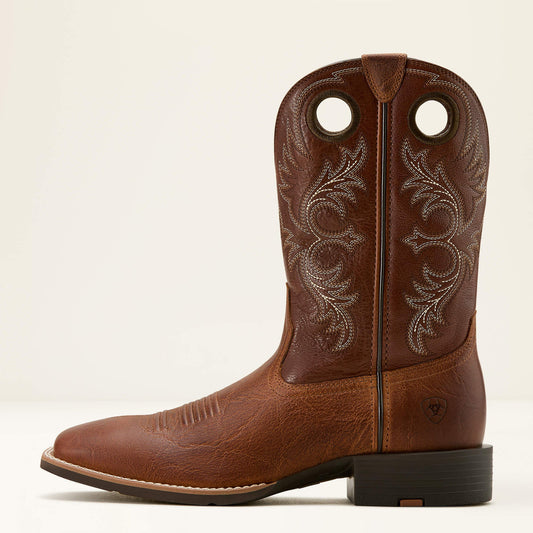 Bota de vaquero de rodeo deportivo