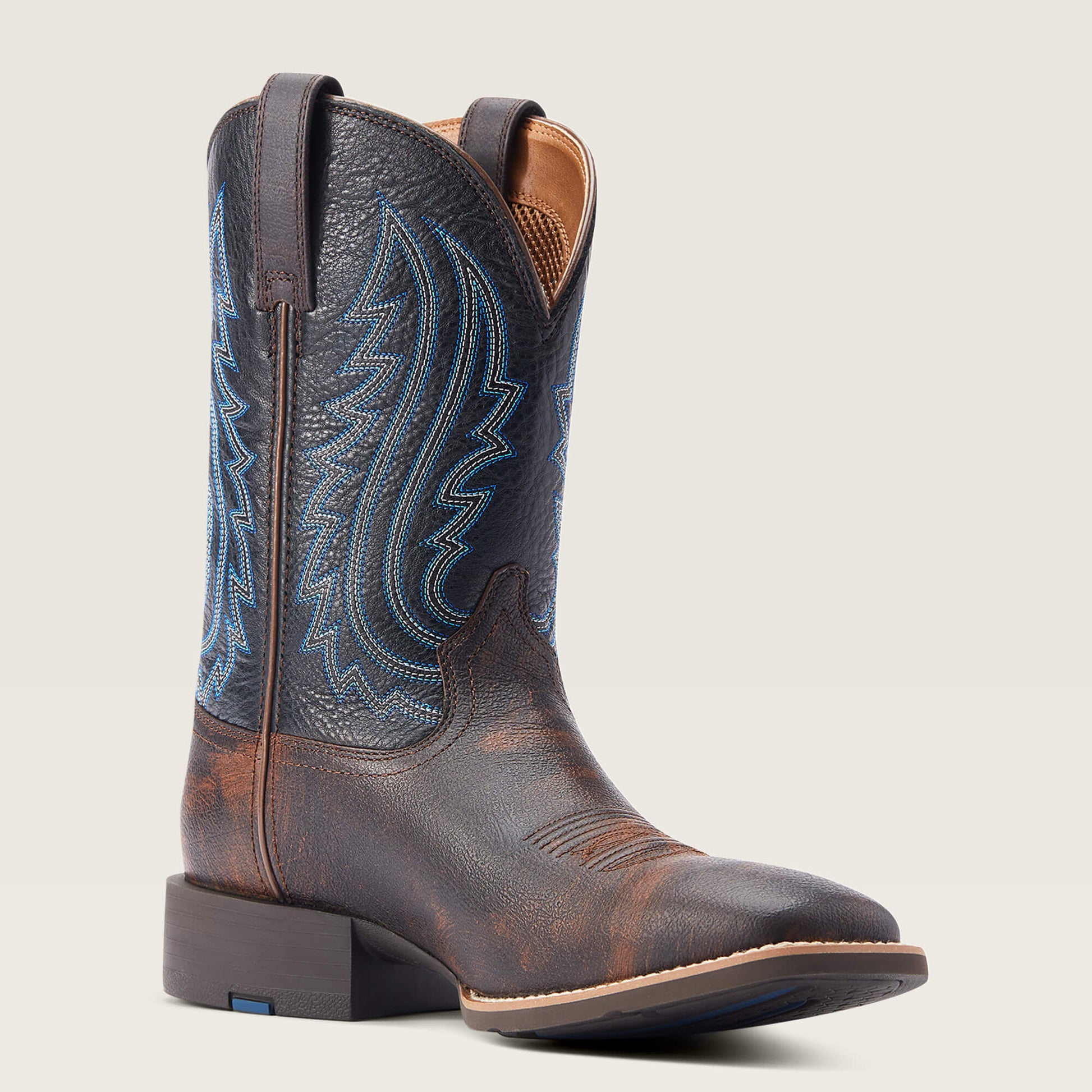Ariat Sport Big Country Brown Cowboy Boot angle side profile