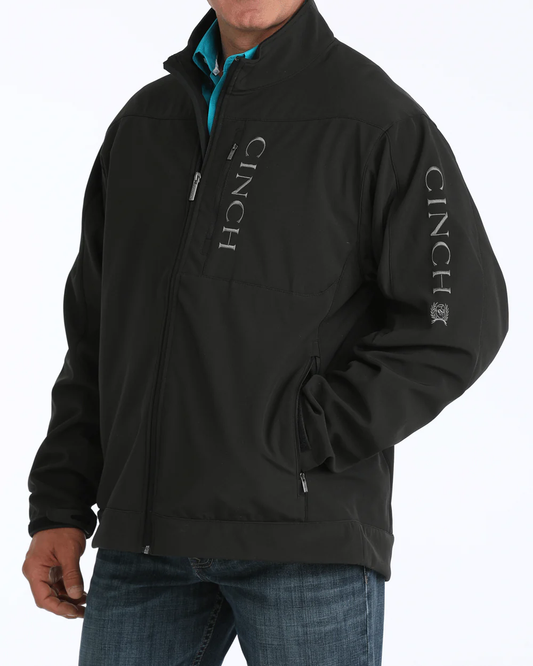 Cinch Bonded Softshell Jacket front angle view