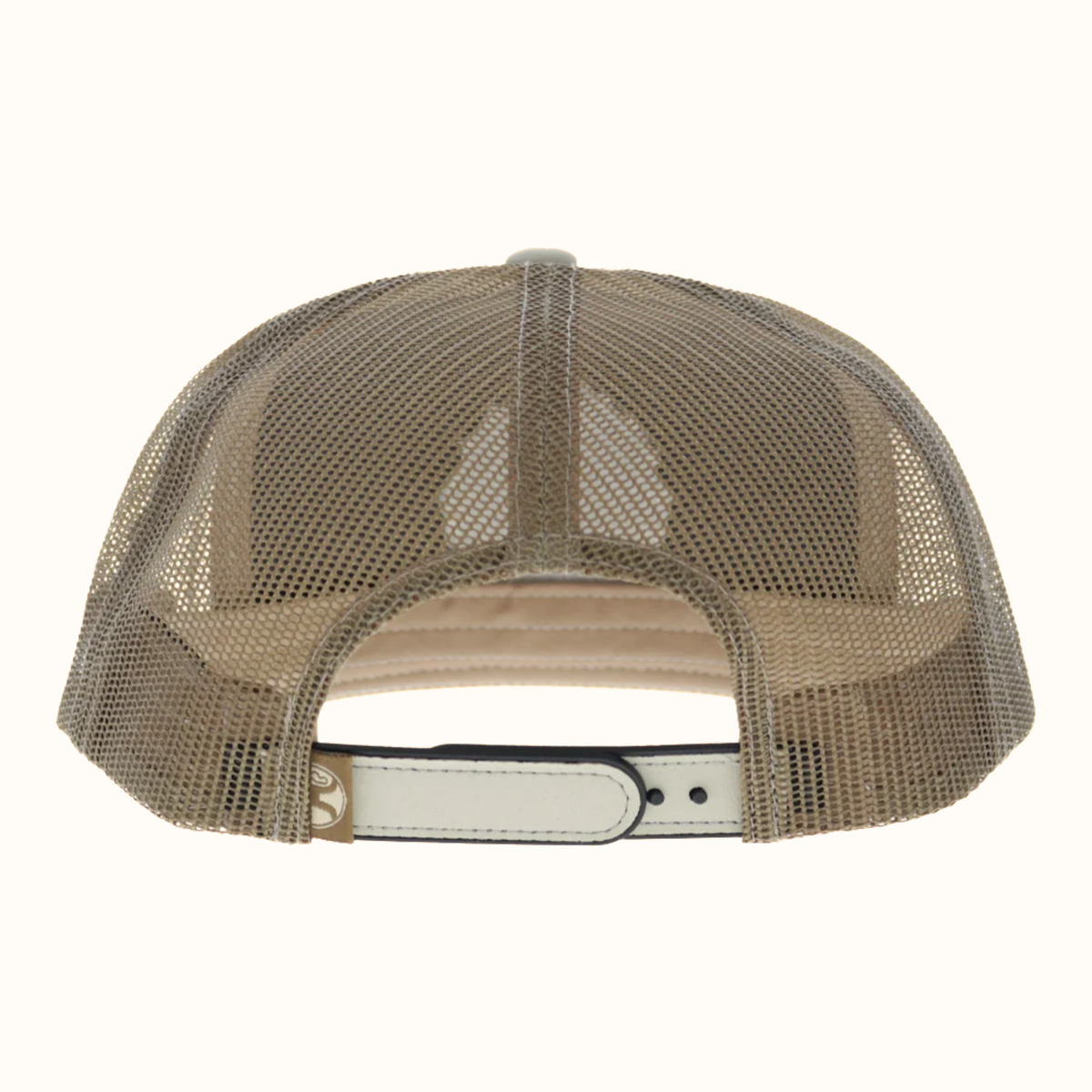 Hooey Spur Trucker Hat tan mesh back back view