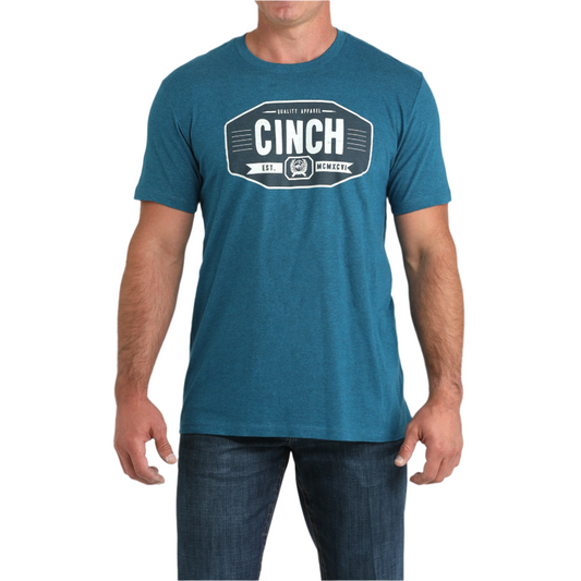 Teal Heather Logo Graphic T-Shirt