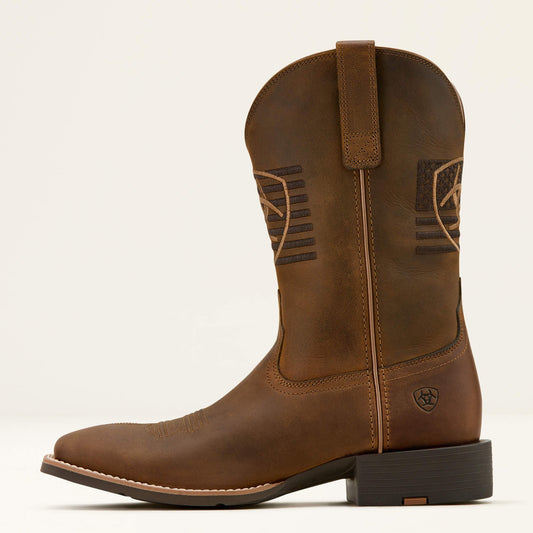 Bota Vaquera Sport Freedom con Punta Cuadrada Ancha