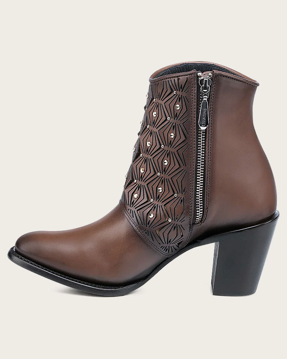 Ankle Artisan Brown Bootie