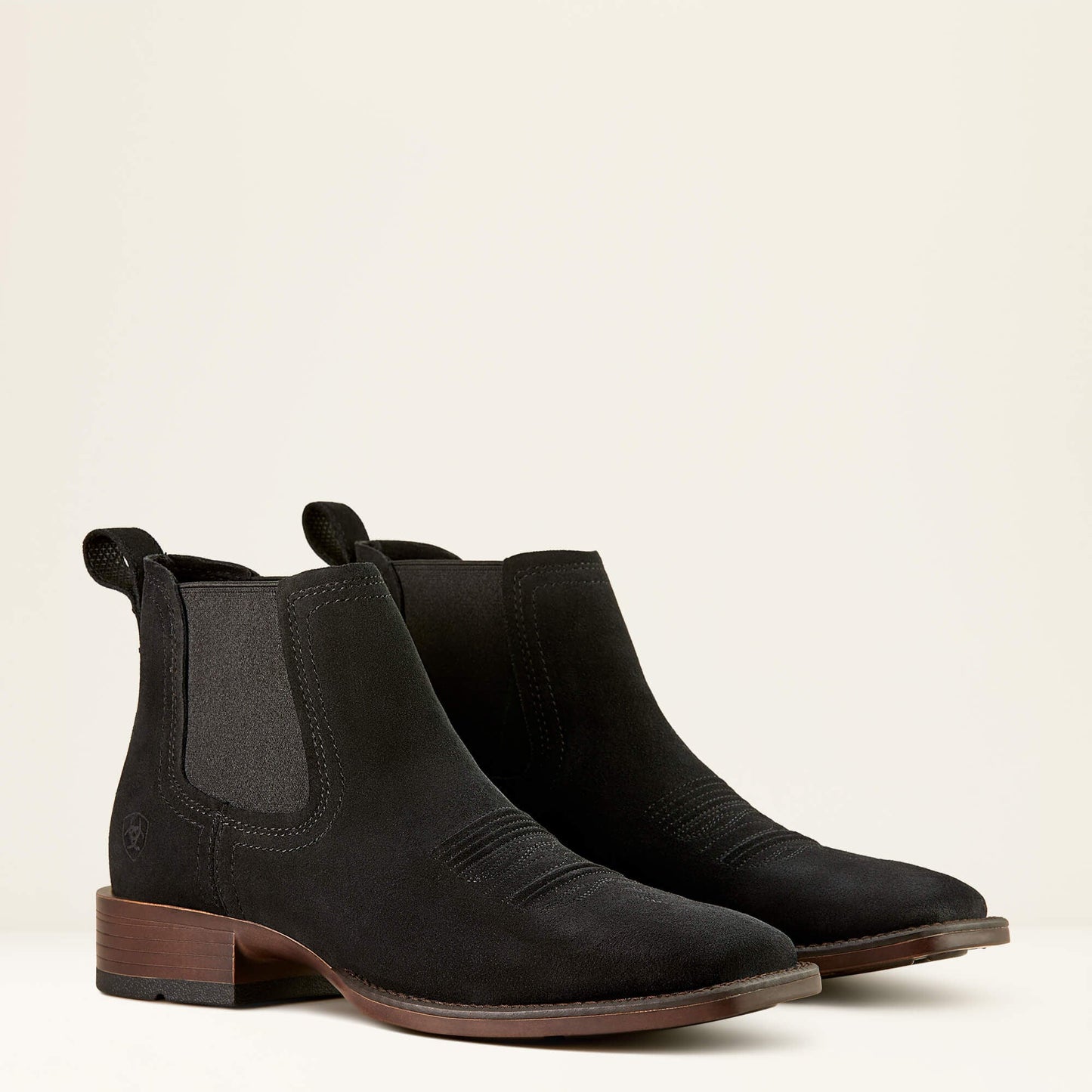 Booker Chelsea Wide Square Toe Western Boot