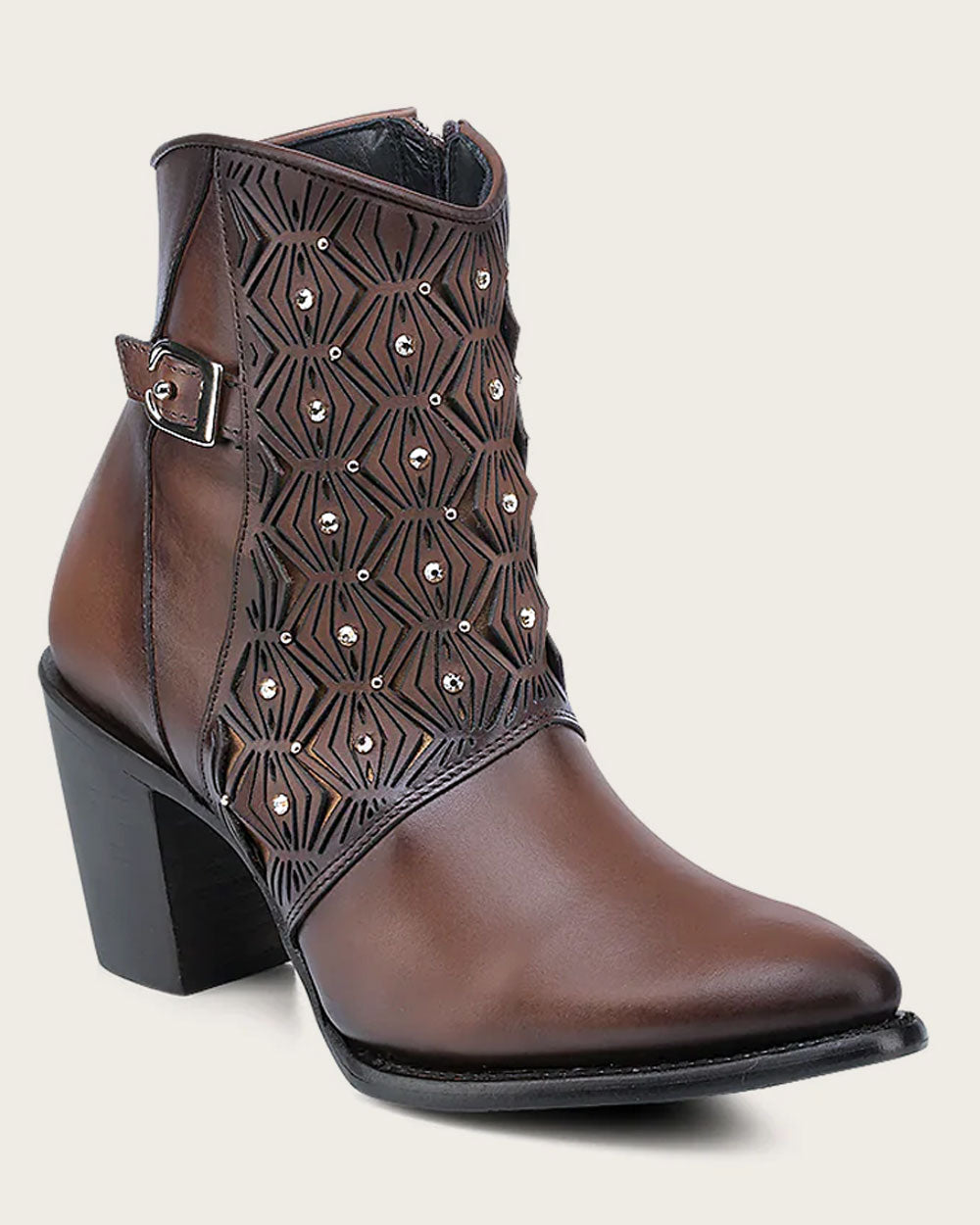 Ankle Artisan Brown Bootie