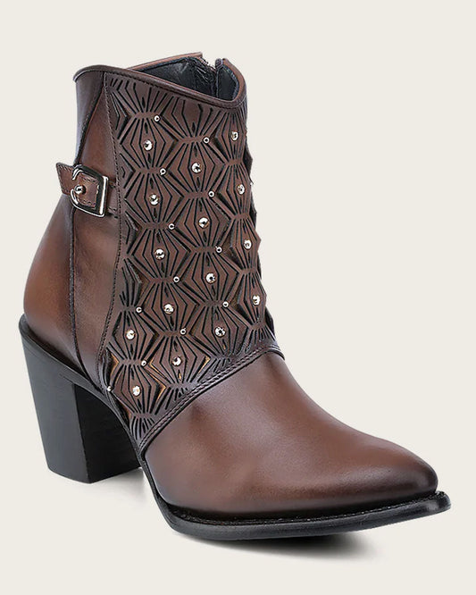 Ankle Artisan Brown Bootie