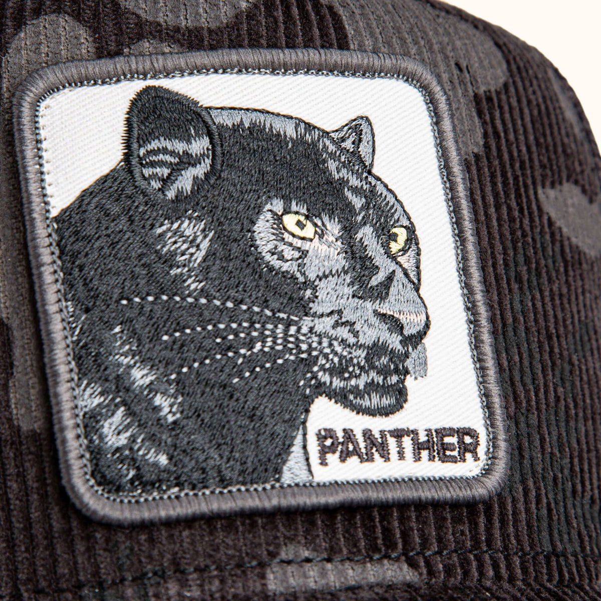 Goorin Bros. Panther Camo Trucker Hat patch view