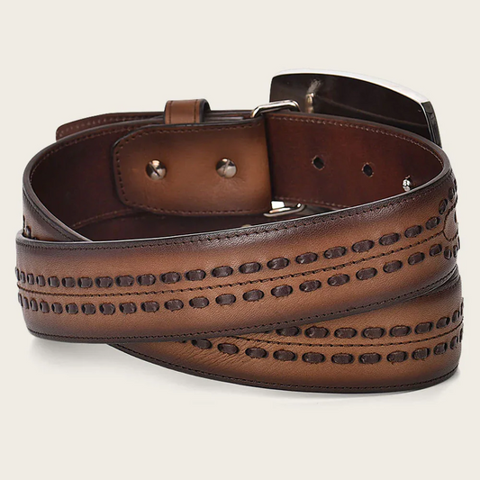 Honey Western Bovine Belt