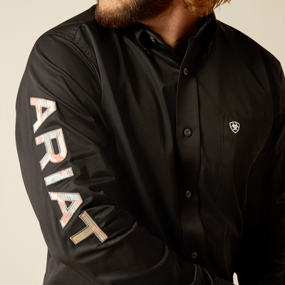 Team Logo Twill Fitted Shirt
