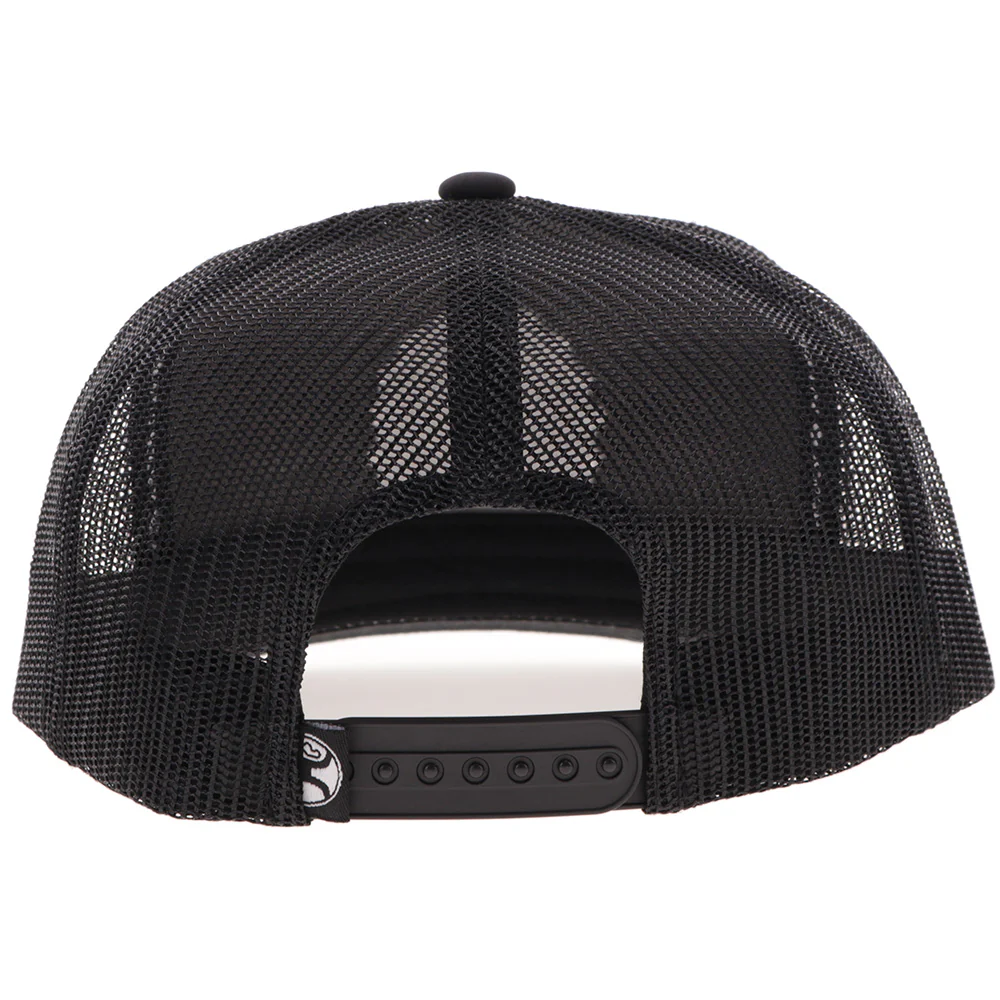 "Spur" Hat White/Charcoal W/Leather