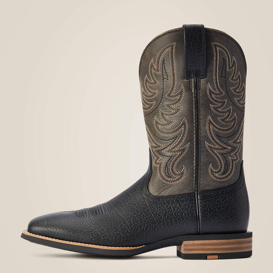 Ariat Everlite Countdown Black Western Boot side profile