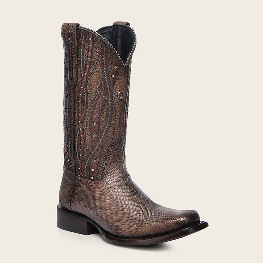 Cuadra Women’s Golden Carunga Western Boot front angle