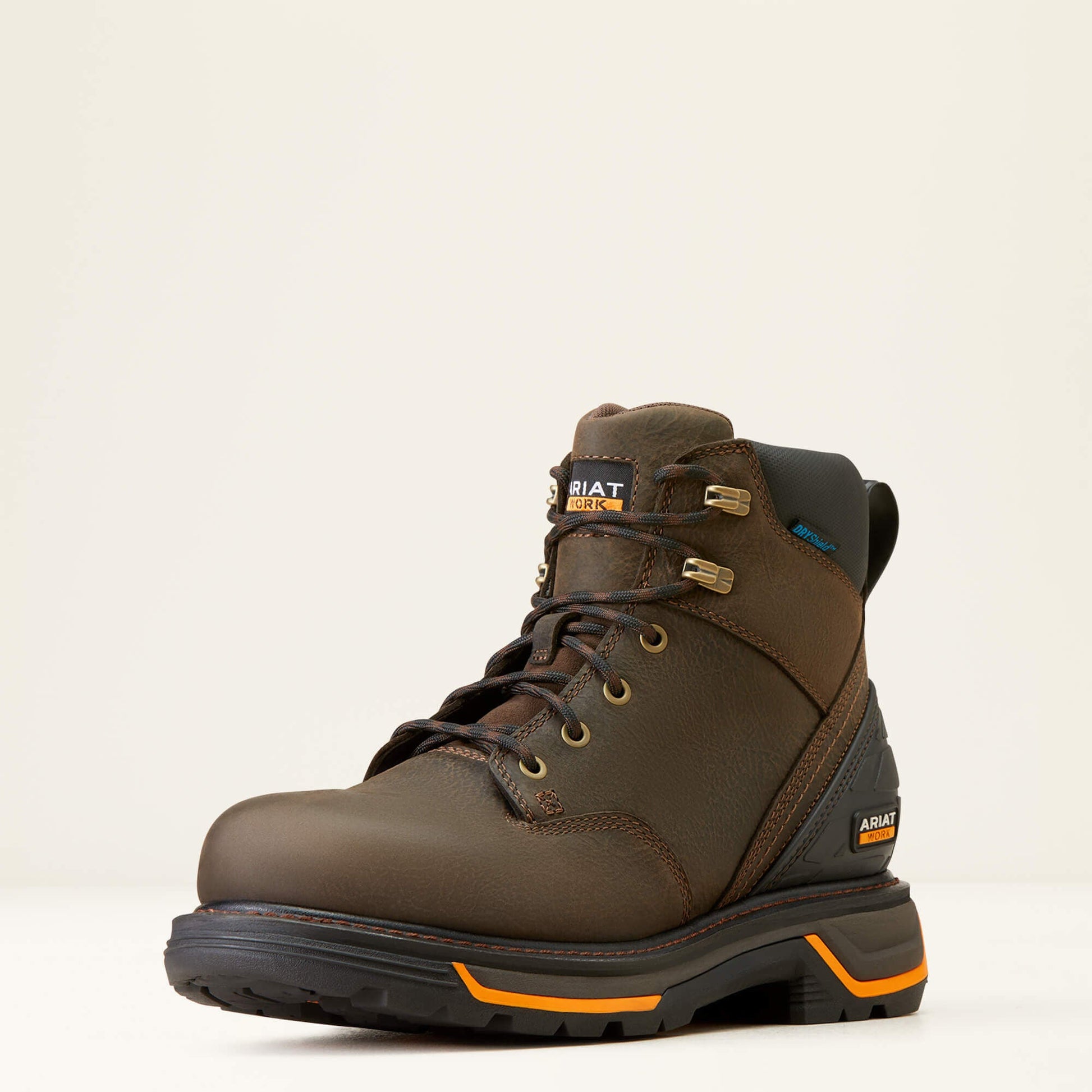 Ariat Big Rig 6 Inch Waterproof Work Boot front angle view