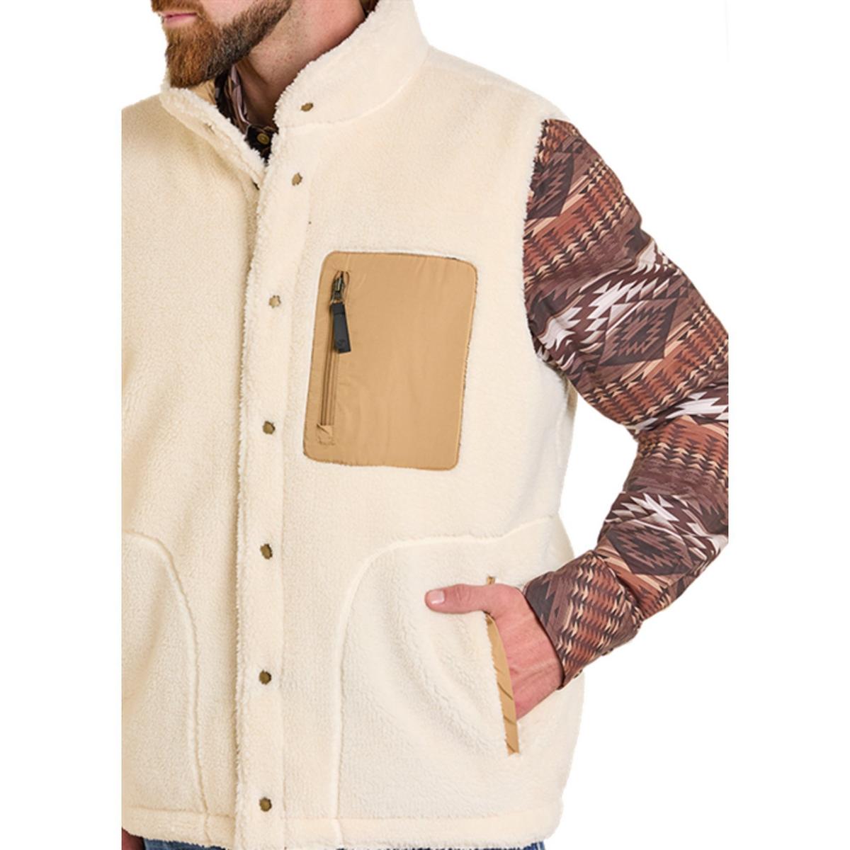 Denim Reversible Puffer Vest