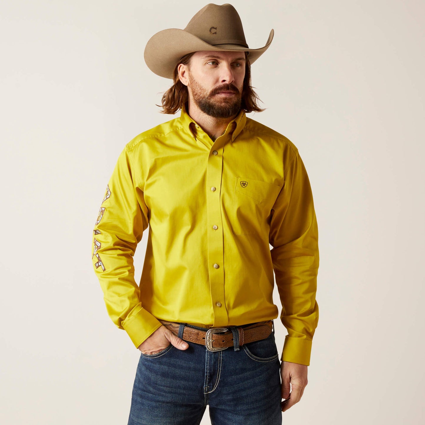 Camisa clásica de sarga con el logotipo del equipo