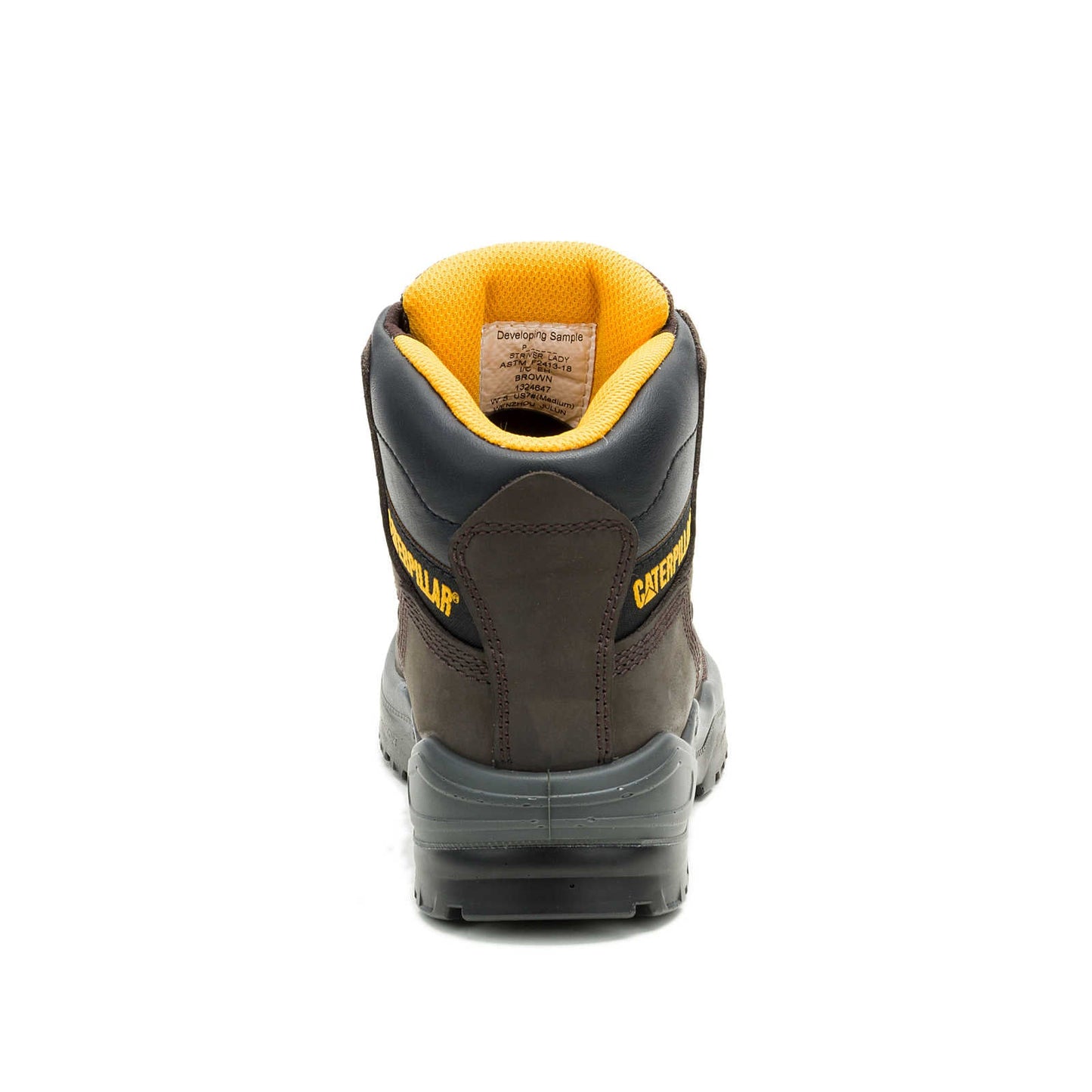 CAT Striver Work Boot rear view