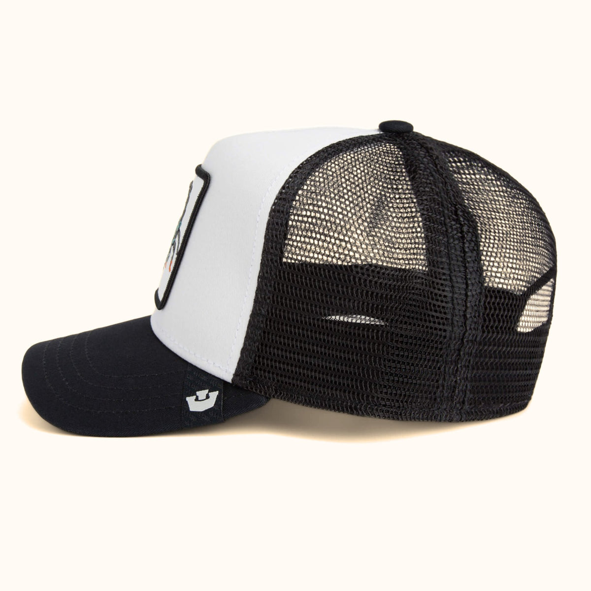 Goorin Bros. Deadly Scorpion Trucker Hat black mesh side view