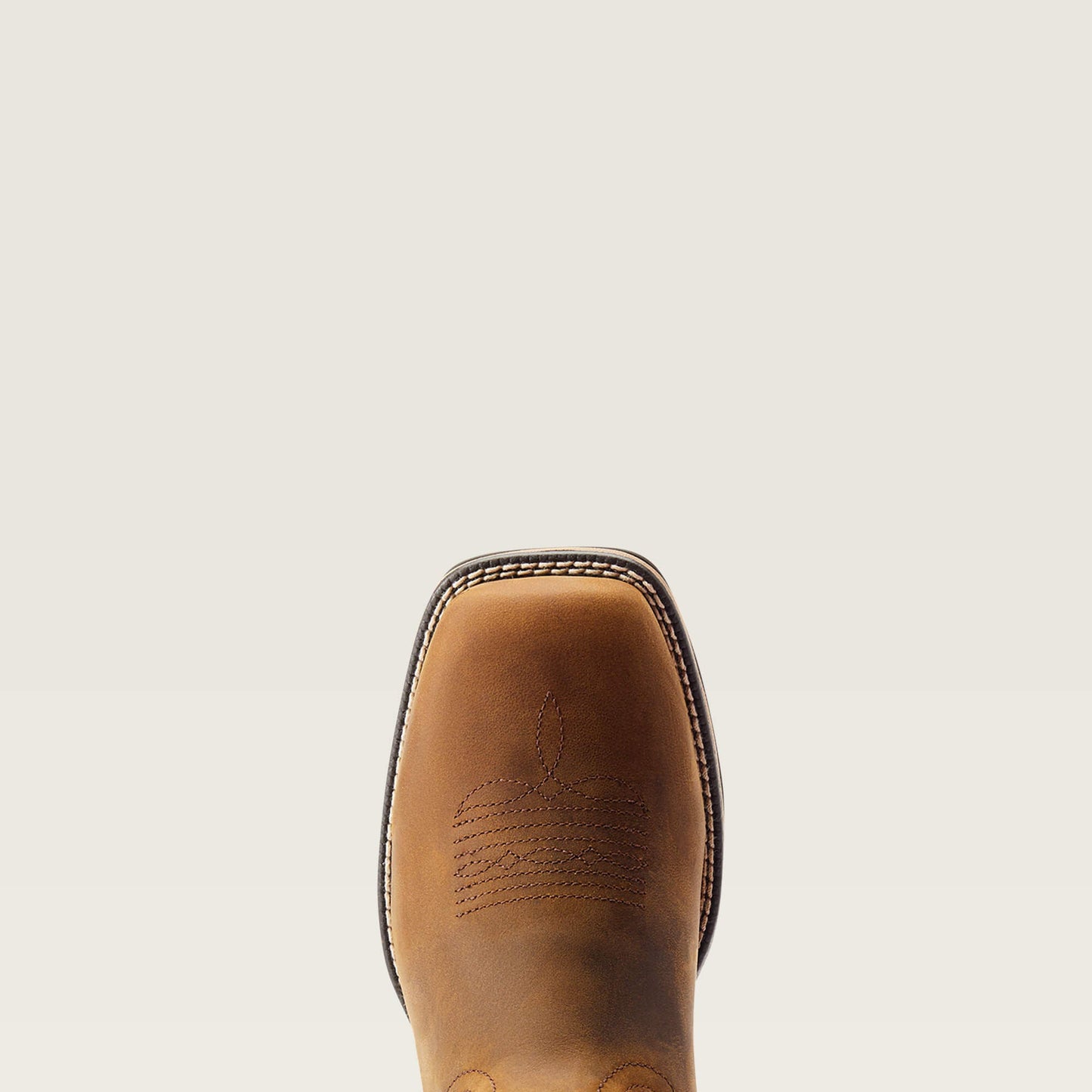 Toe profile view of Ariat Anthem Deer Waterproof Western Boot