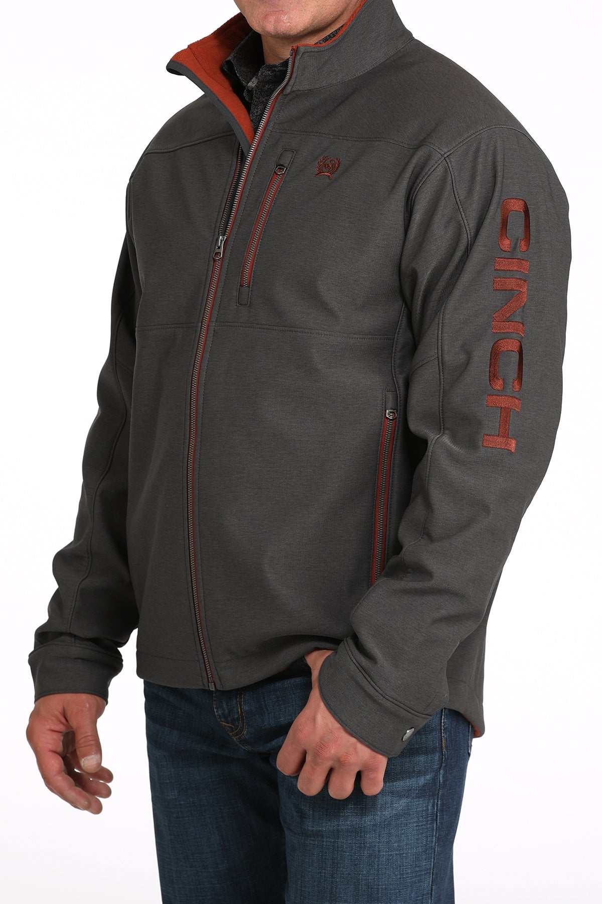 Cinch Bonded Performance Jacket front angle view