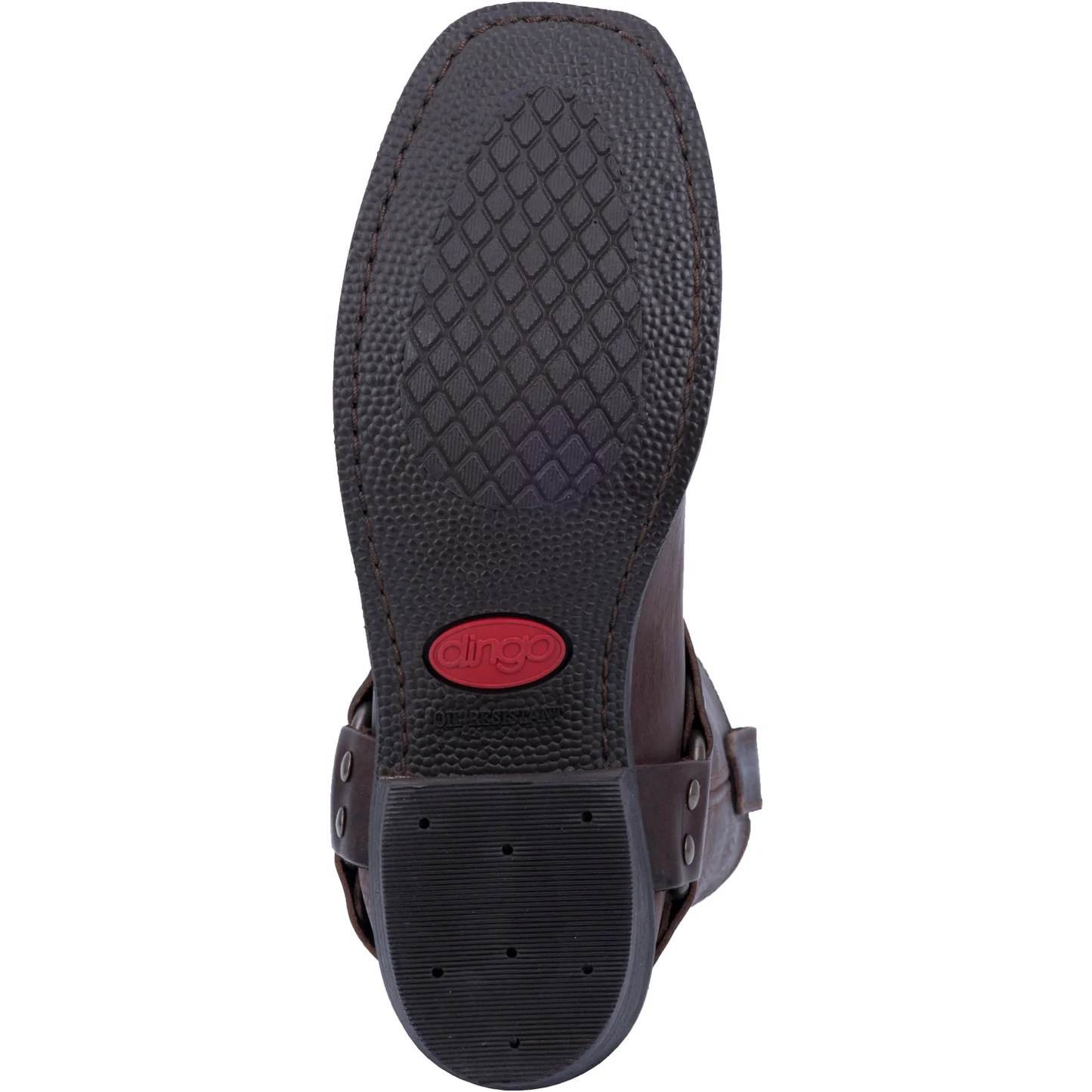 Dingo Dean Leather Harness Boot outsole view
